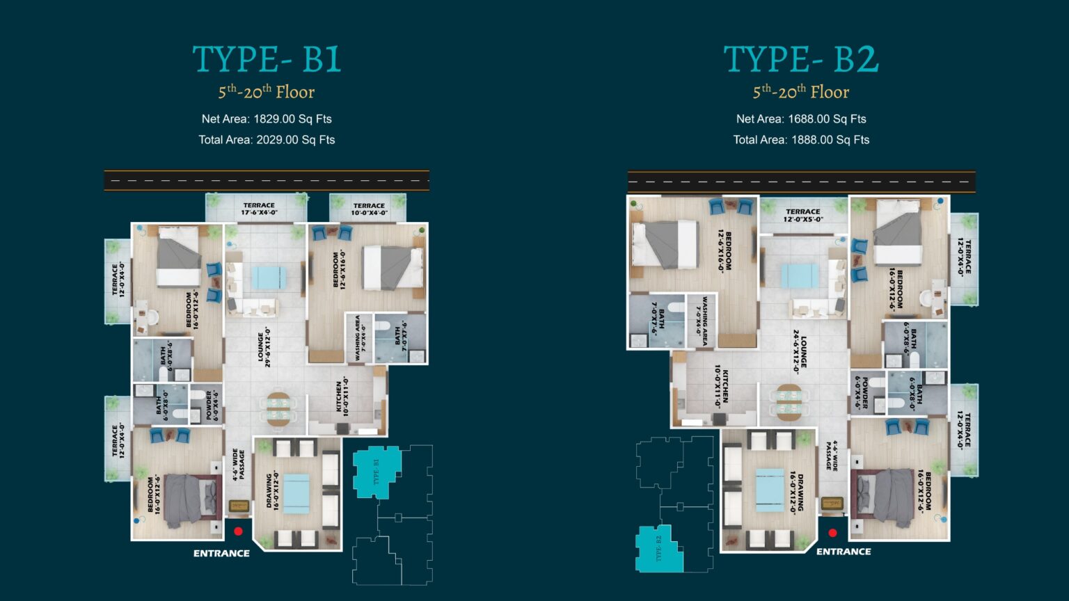Faizan Sky Tower floor plan group 1 placeholder